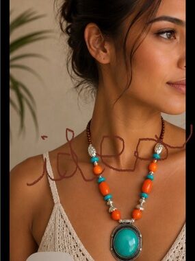 Beautiful Statement Ethnic Necklace